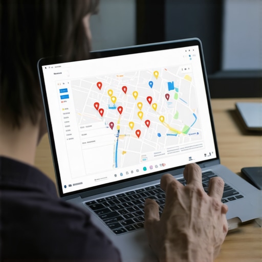 SEO expert reviewing Google Maps and local SEO data