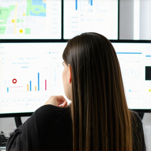 Person reviewing Google Maps ranking performance on a laptop.