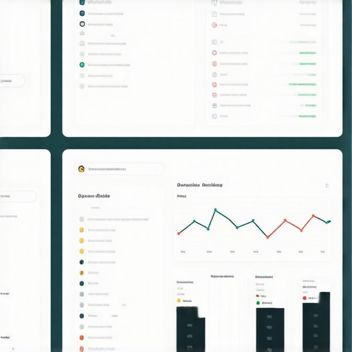 Map Ranking Management Tools Showcased A person working with SEO and map ranking tools on a computer in a modern office environment.