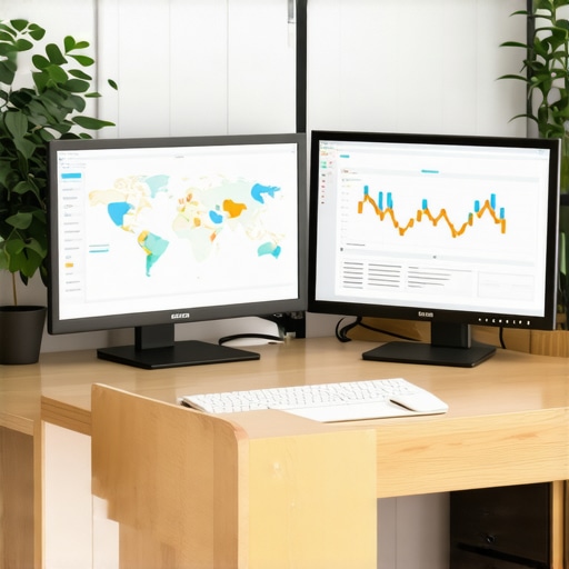 Local SEO tools dashboard with maps and analytics