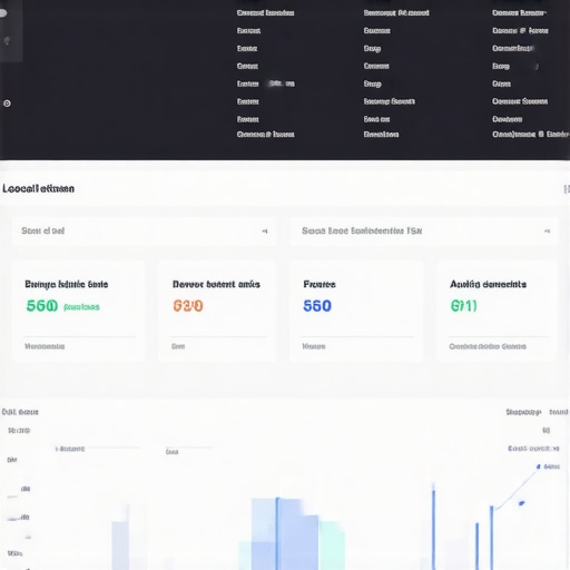 Advanced SEO Tools Dashboard for Map Optimization. Screenshot of a local SEO tools dashboard displaying analytics and audit data.