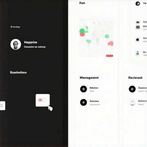 Screenshot of a comprehensive map ranking analytics dashboard showing tools and graphs for local SEO