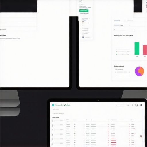 Digital Workspace for Map Ranking Maintenance Screens showing SEO tools used for maintaining Google Maps rankings