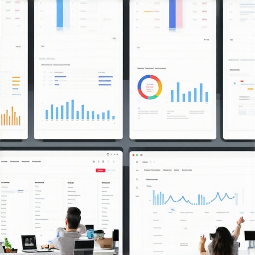 Person monitoring map ranking tools on multiple monitors for consistent local SEO performance