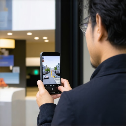 Business owner creating a virtual tour video to improve local Google Maps ranking