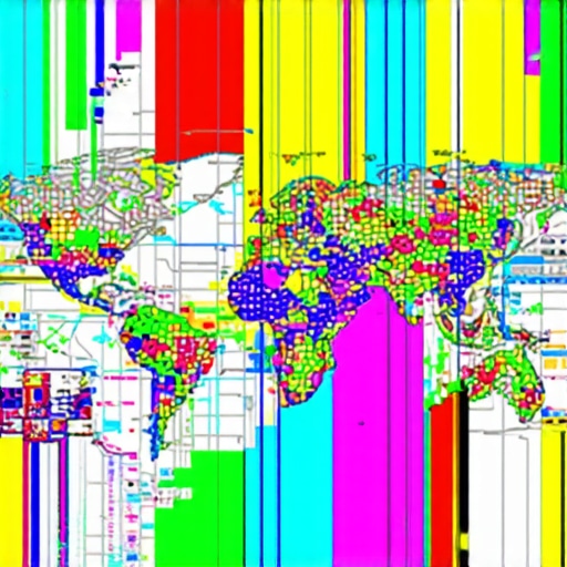 A detailed screenshot of spatial analytics software visualizing geographic data for map ranking optimization.