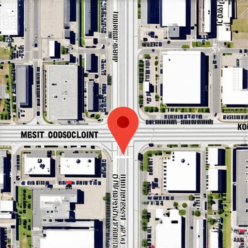 Adjusting Service Area Boundaries for Better Map Visibility Satellite map showing a business's service boundaries being optimized to prevent radius restrictions
